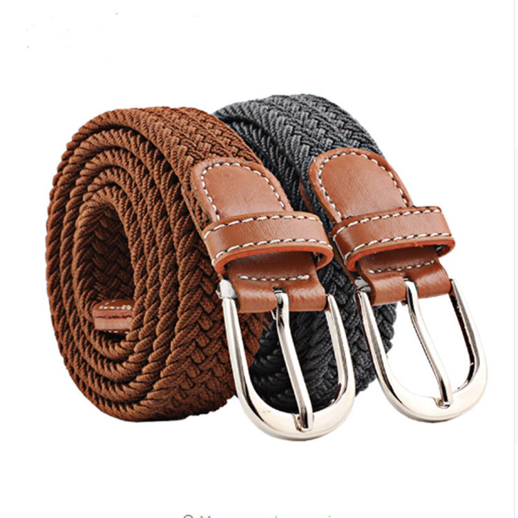 Knitted Rope Stretch Elastic Belt Fabric Braided 145cm
