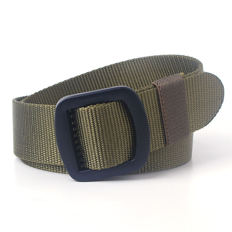 OEM Unisex Cotton Canvas Belt 130cm Polyester Fabric Web Belt Webbing