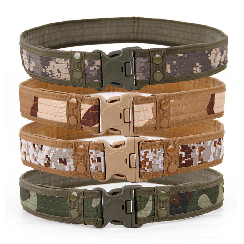 Nylon Resin Web Belts And Buckles 5.5cm Police Tactical Belt