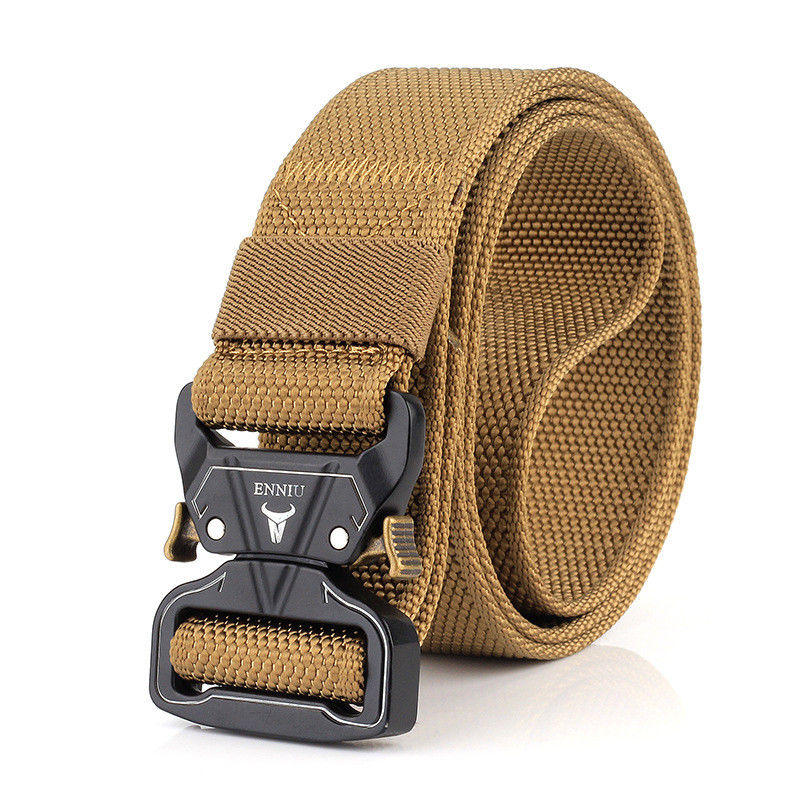 Hunting Waist Fabric Web Belt Military Style 120cm Length Canvas Nylon