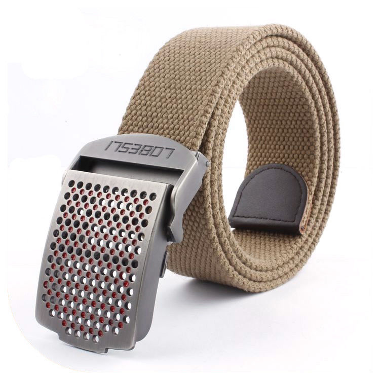 Outdoor Fabric Woven Canvas Belt Men Golf Sport Casual