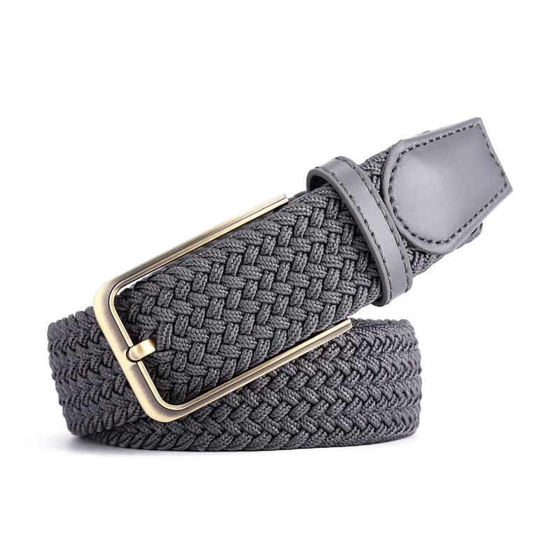 240pcs Ladies Wide Elastic Belts 3.5cm Mens Braided Belts For Jeans