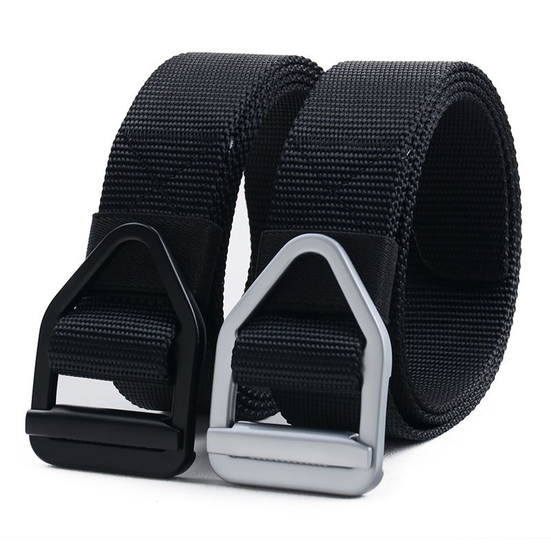 Army Heavy Duty Military Web Belt 150cm Tactical Black Nylon Belt