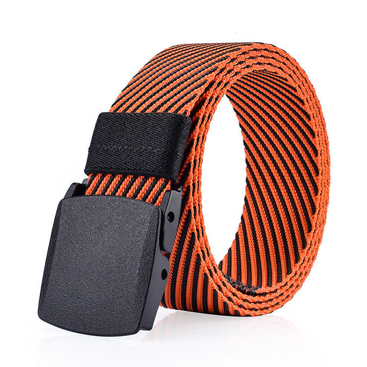 Metal Buckle Nylon Rope Belt 120cm Canvas Web Belt Military Style