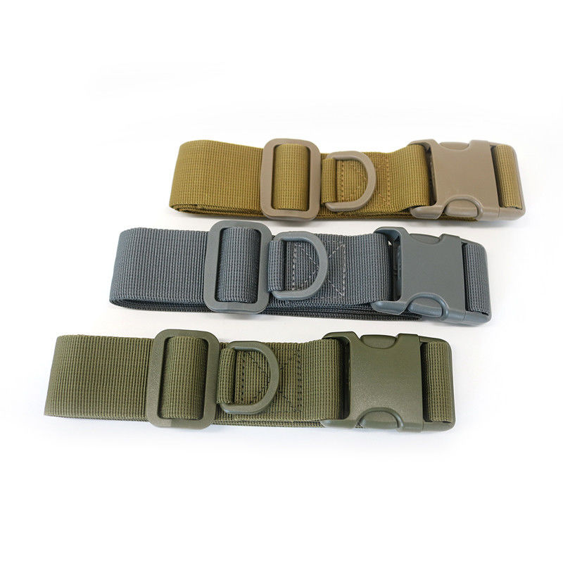 Polyester Plastic Buckle Nylon Belt 100CM Canvas Ribbon Belt