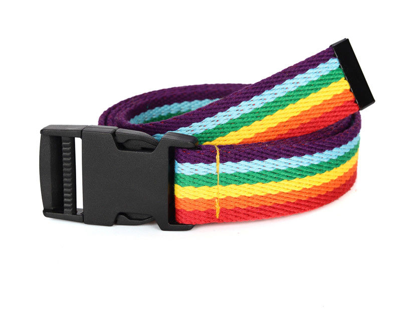 Rainbow Stretch Stretch Fabric Belt 3cm Nylon Duty Belt