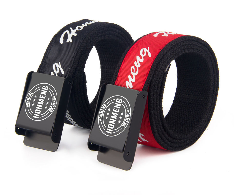 Cotton Woven Nylon Web Belt Buckle 110cm Long Tide Fabric