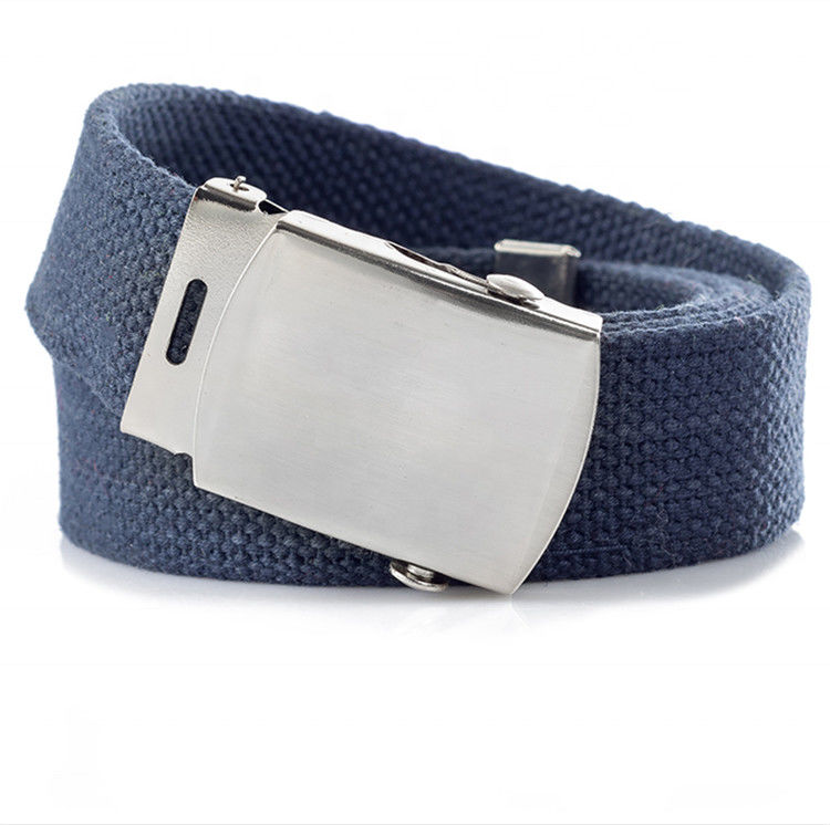Waistband Tactical Waist Belt Jeans Unisex Canvas 4cm Zinc Alloy Buckle