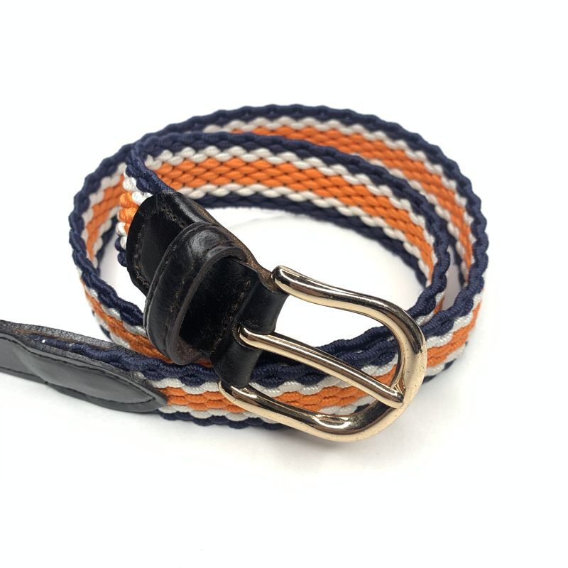Coffee 2.5cm Knitted Belt 80cm Coffee Elastic Stretch Belt